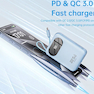 ROCK Y11 PD 22.5W mini Fast Charge Power Bank with Cable (20000mAh)