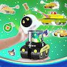 چراغ خواب و پروژکتور کهکشانی طرح ربات lamps galaxy projector robot