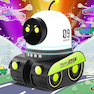 چراغ خواب و پروژکتور کهکشانی طرح ربات lamps galaxy projector robot