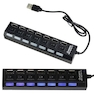  7Ports USB 2.0 HUB with ON OFF Switch