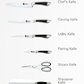 Fuma 9pcs Kitchen Knives Set FU-933