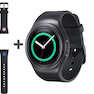 Samsung Gear S2 SM-R720 Dark Gray Smart Watch with Extra Rubber Band