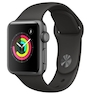 Apple Watch Series 3 GPS 38mm Space Gray Aluminum Case with Gray Sport Band