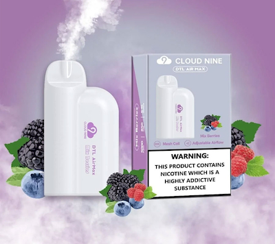 پاد 5000 پاف با طعم توت مخلوط برند YUNDUO NINE