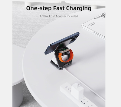 Wireless Charger 3 in 1 Charging Station for Apple15W