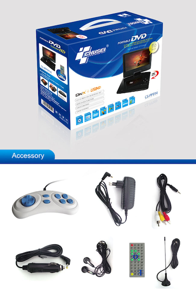 دی وی دی پرتابل مارک چوسی مدل CS-PP914