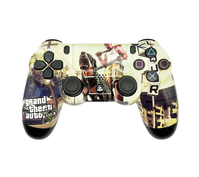 دسته بی سیم PS4 DualShock 4 High Copy طرحGTA