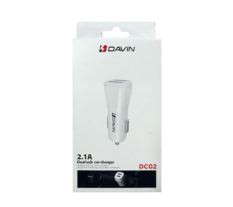 شارژر فندکی فست شارژ ماشین داوین 2.1A  - Davin DC02