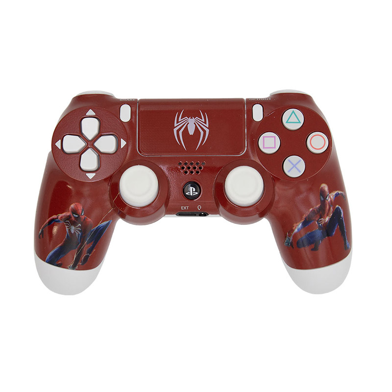 دسته بی سیم PS4 DualShock 4 High Copy طرح Spider Marvel مرد عنکبوتی