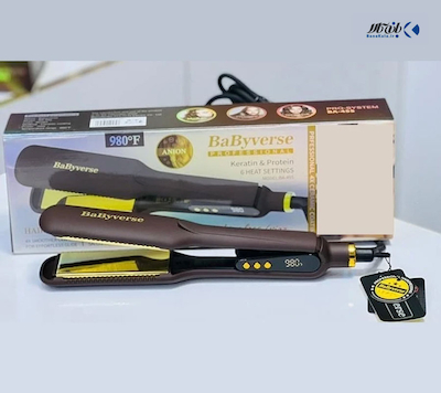 اتو و حالت دهنده ی مو بیبیورس مدل BABYVERSE BA-455A