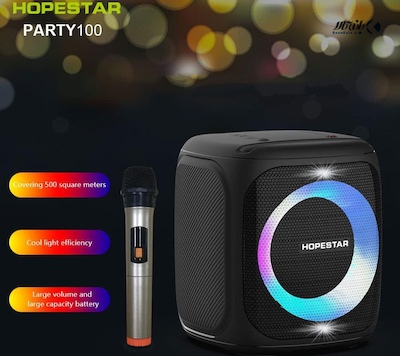 اسپیکر بلوتوثی قابل حمل هوپ استار مدل Hopestar Party100