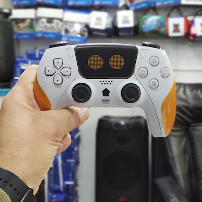 دسته بازی پلی استیشن 4 طرح PS5 Astro Bot  مدل PlayX RS-5 PRO