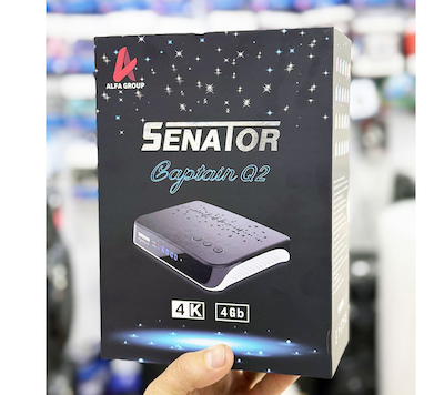 آندروید باکس و گیرنده دیجیتال Senator مدل Captain Q2 4K