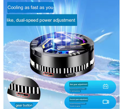 فن خنک کننده موبایل phone cooler gt28