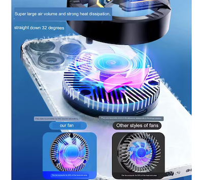 فن خنک کننده موبایل phone cooler gt28