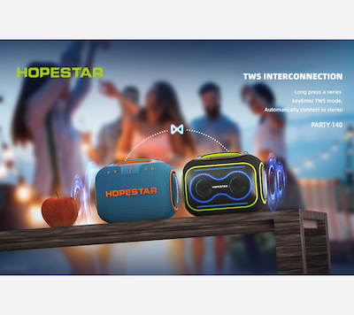 اسپیکر قابل حمل HOPESTAR Party Box 140