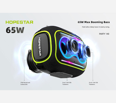 اسپیکر قابل حمل HOPESTAR Party Box 140