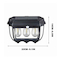 چراغ دیواری خورشیدی 38W مدل HW669-3W