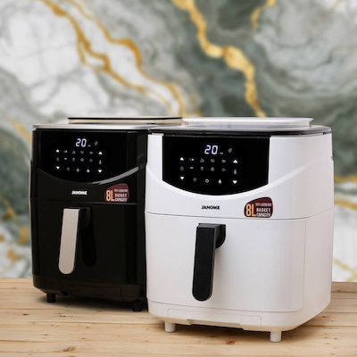 سرخ کن بدون روغن و بخارپزدار 8 لیتری ژانومه مدل JA560