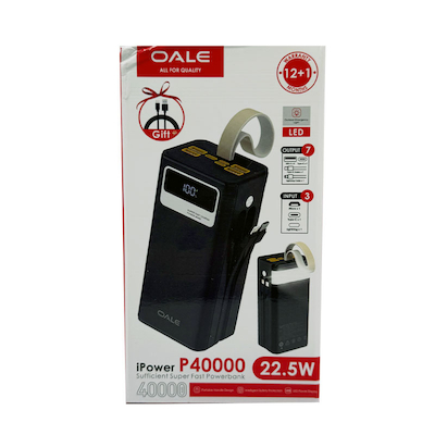 پاوربانک 40000 هزار میلی آمپر OALE IPOWER P40000 22.5W