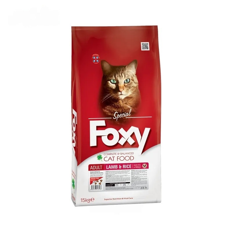 غذای خشک گربه فاکسی Foxy Lamb - Rice طعم بره و برنج – وزن 15 کیلوگرم