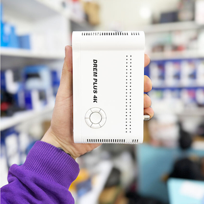گیرنده دیجیتال و آندروید باکس دریم پلاس 4k با آندروید 14